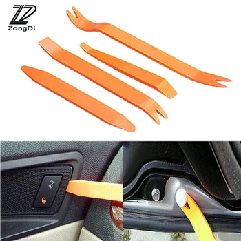 

ZD 4pc Car Styling Audio Door Removal Tool Stickers For Mercedes W203 W211 W204 W210 Benz BMW F10 E34 E30 F20 X5 E70 Accessories