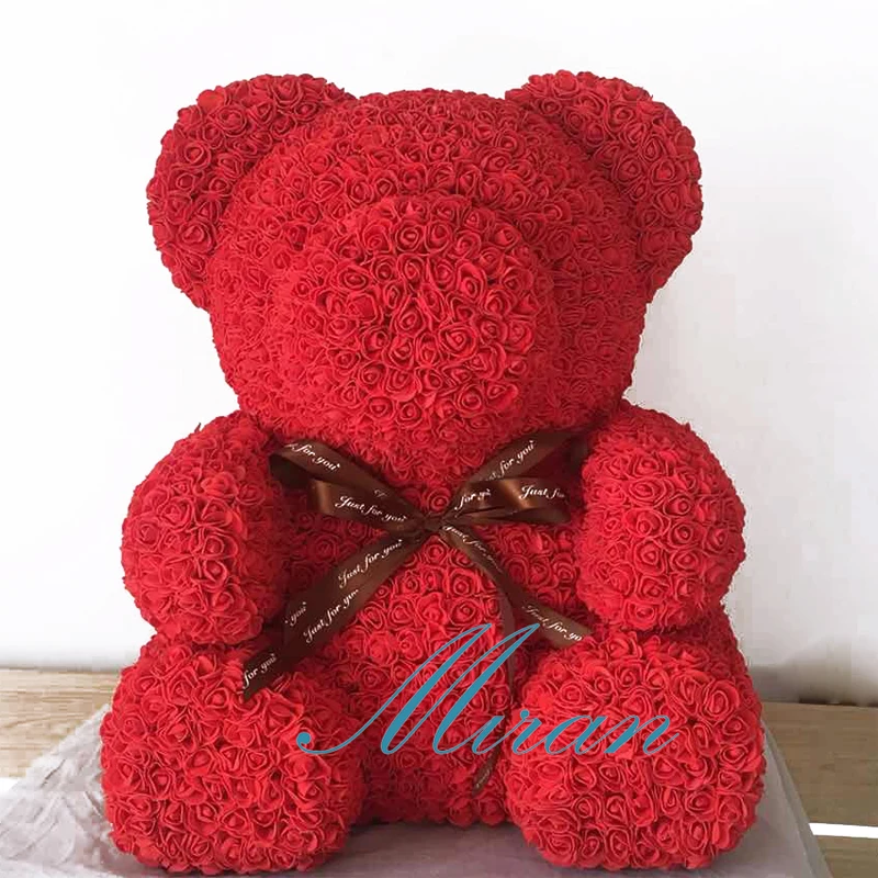 Подарок на день Святого Валентина с медвежьими(70 см высотой) 7 цветов PE розовой мишкой подарок на свадьбу подарок девушке Юбилей подарок