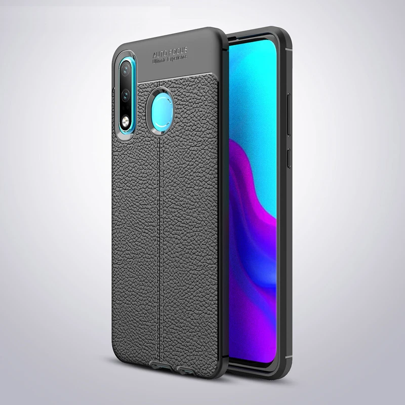 YUETUO кожаный чехол на заднюю панель телефона, чехол, чехол для huawei p30 lite p 30 nova 4e p30lite силиконовые аксессуары