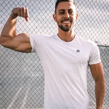 Спортивные рубашки мужские прилегающие быстросохнущие лосины для бега рубашки с коротким рукавом баскетбольные Джерси мужские s фитнес спортивные топы беговые футболки топы мужские рубашки