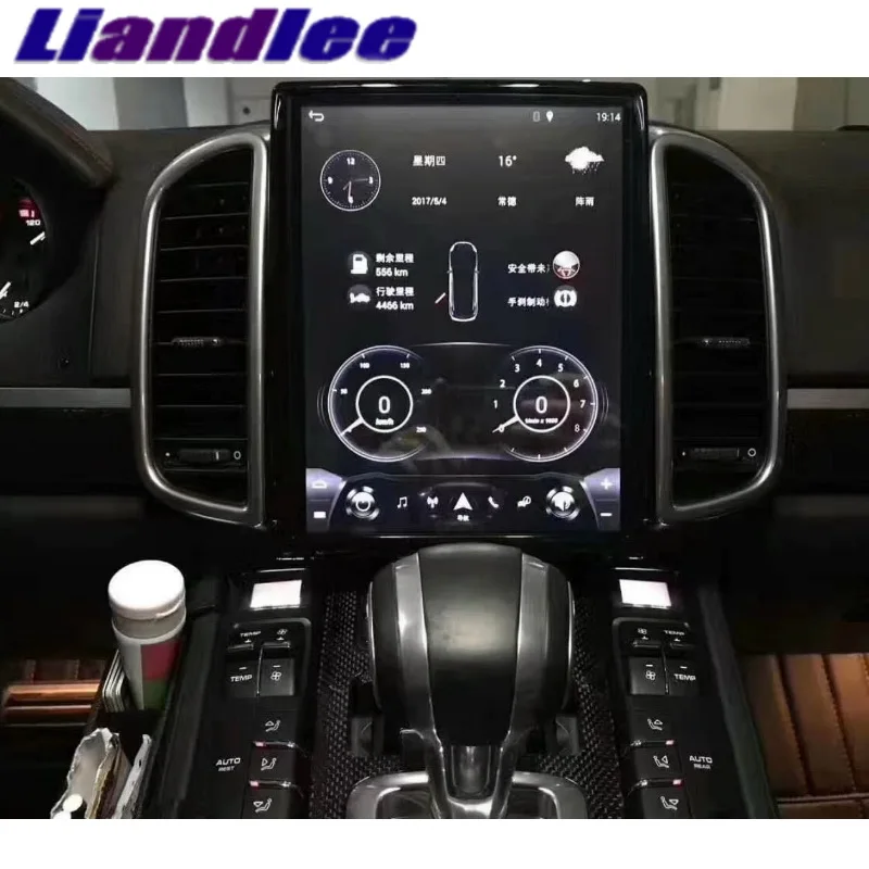 Для Porsche Cayenne S V6 92A 2011~ MACAN NAVI Liandlee Автомобильный мультимедийный gps wifi Аудио 10,4 дюймов CarPlay радио навигационная карта - Цвет: Porsche-Cayenne