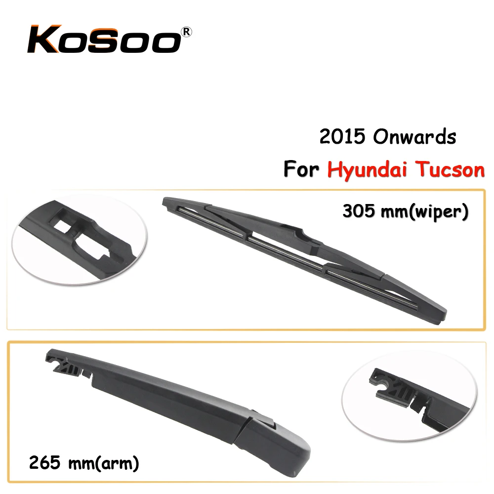 KOSOO Auto Rear Car Wiper Blade For Hyundai Tucson,305mm 2015 Onwards