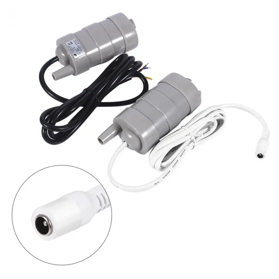 12V DC submersible pump micro pump 12V water pump black line useful set