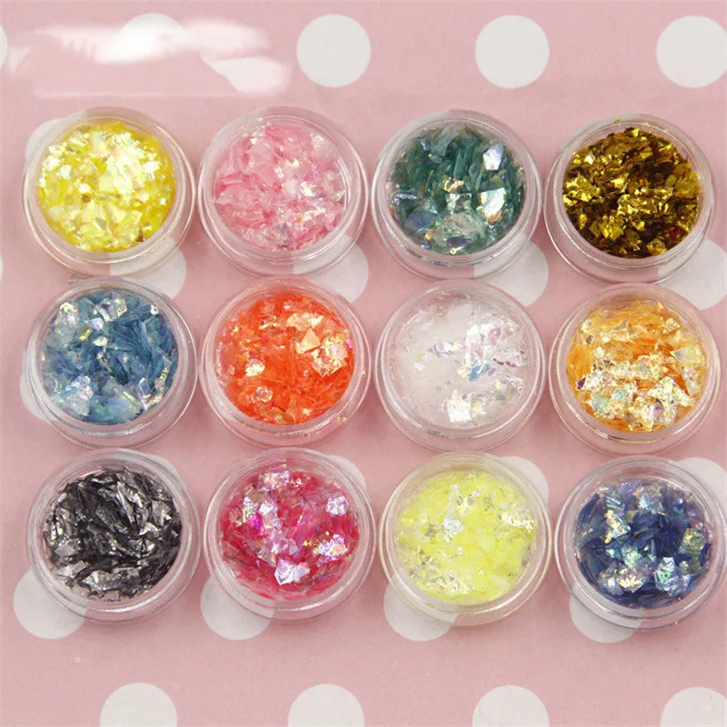 6 Type 3D Polymer Clay Tiny Fimo Fruit Slices Pearl Powder Sequins Fruit Slime Tool Kit Nails Art/Balls For Kids DIY Accessories