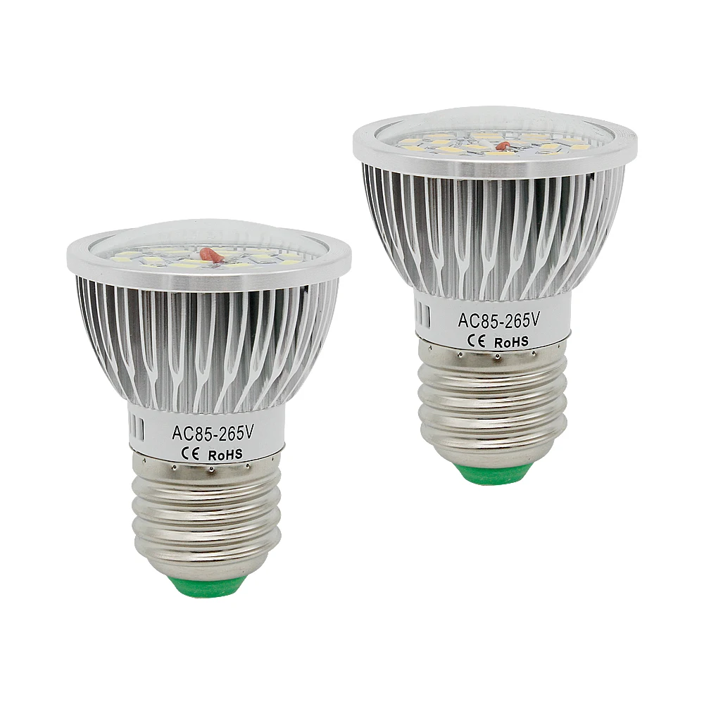 1pcs Long Life Span SMD 5730 E27 LED Spotlight 18LEDs Bulb AC 85 265V