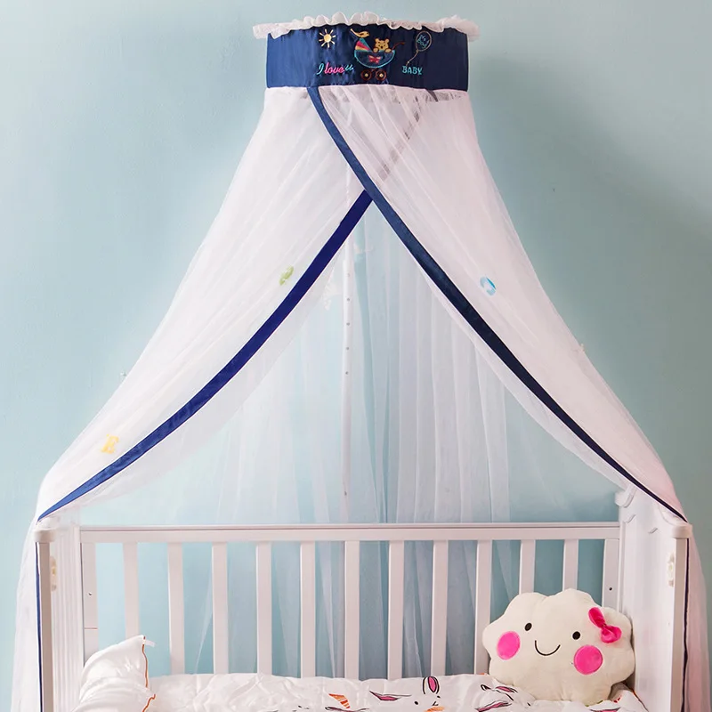 

Cartoon Mosquito Nets for Baby Adjustable Palace Style Child Cot Netting Kid Kindergarten Lovely Tent with Bracket cama infantil