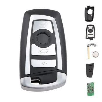 

Yetaha 433MHz ID44 Chip Remote Key Fit For BMW 1 3 5 7 Series CAS4 CAS4+System 4 Buttons Keyless Car Key Fob