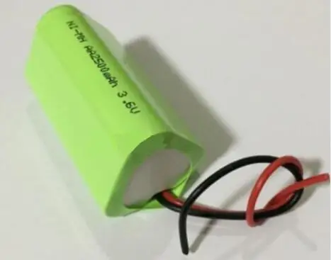 

Free shipping 3.6V AA 2500mAh ni-mh battery Rechargeable battery pack