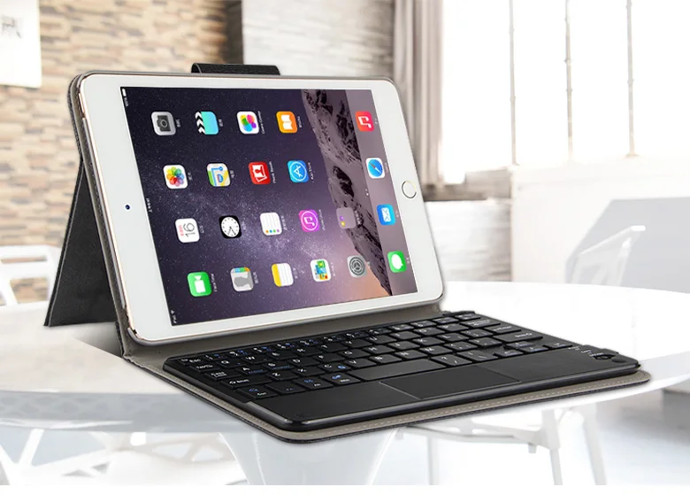 Съемный беспроводной чехол с клавиатурой Bluetooth для Ipad Mini 4 Mini4 7,9 дюймов Чехлы для планшетов искусственная кожа передняя подставка чехол +