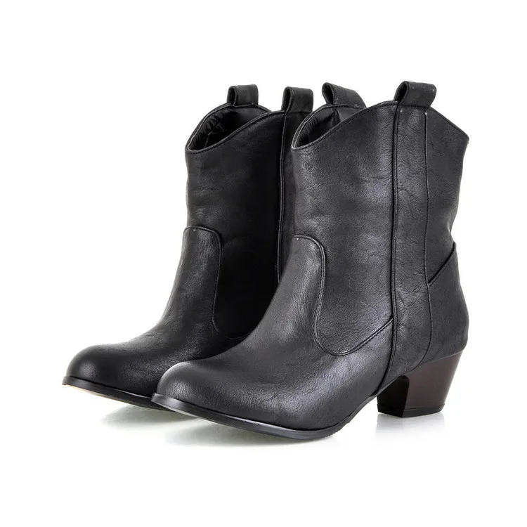 2017 Winter Boots Big Size 34 45 Fashion Ankle Boots