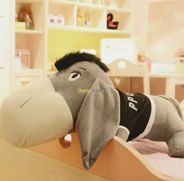 Fancytrader 55 140cm JUMBO Giant Plush Stuffed Big Head Donkey Burro Toy Kids Gift Free