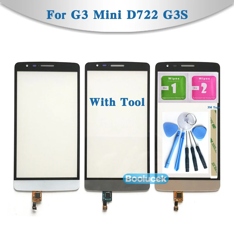 Дигитайзер сенсорного экрана для LG G3 Mini D722 D724 G3S экран 5 дюймов внешнее стекло