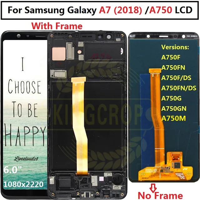 For Samsung Galaxy A7 2018 Sm-a750f 