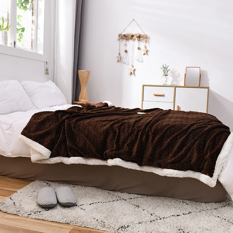 Бархатное одеяло из овечьей шерсти с рисунком пшеницы, мягкий фланелевый диван, шерстяное флисовое теплое одеяло 1,0 м 1,5 м 2,0 м, украшение для домашнего интерьера