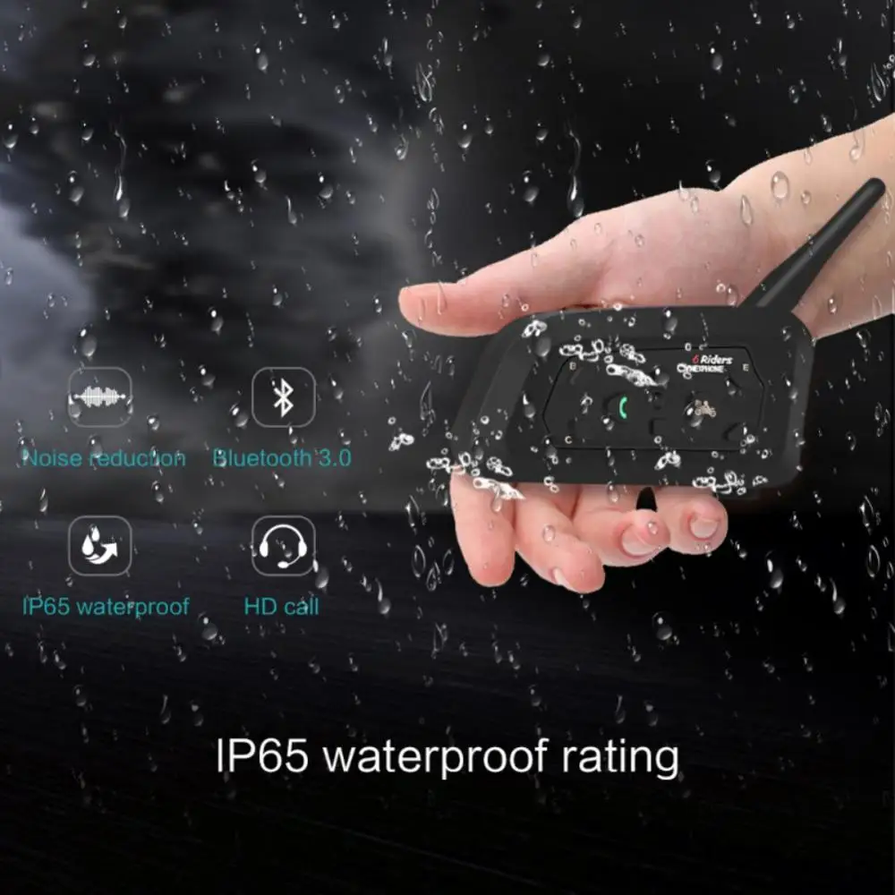 

Motorcycle Bluetooth Intercom BT Wireless Intercom And Interphone MP3 GPS