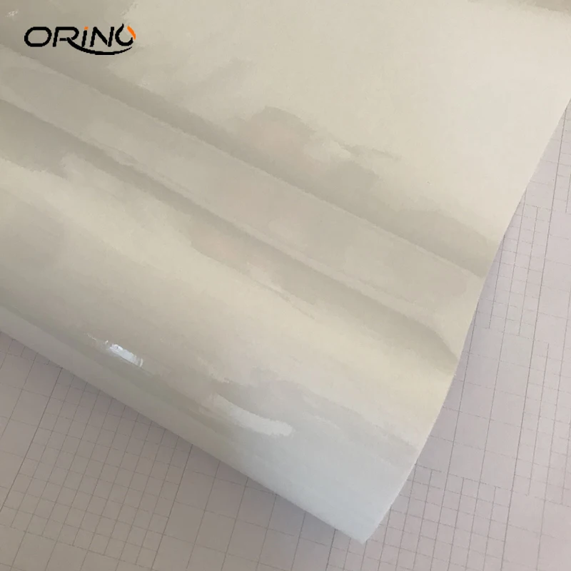 White Glossy Vinyl Film Wrap-3