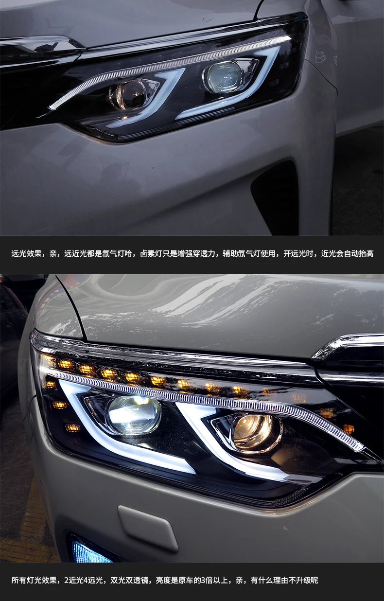 Автомобильный Стайлинг для Toyota Camry V55 светодиодный фонарь- новые для Camry светодиодные фары HID фара ангел глаз Биксеноновые аксессуары
