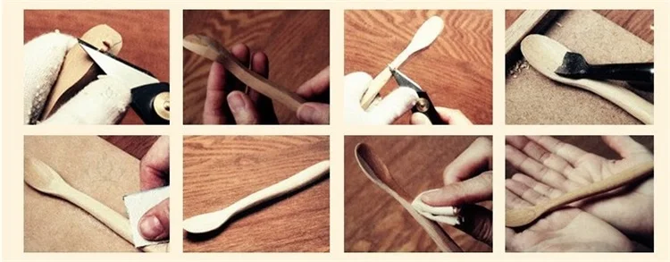 4 шт. деревянные столовые приборы масло нож для теста масло соус маска нож Dip инструмент