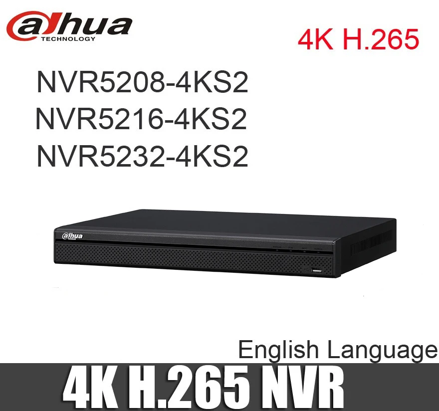 Оригинальный видеорегистратор DaHua 4K NVR5208 4KS2 NVR5216 8/16/32 каналов H.265|nvr video|dahua 4k nvrnvr |
