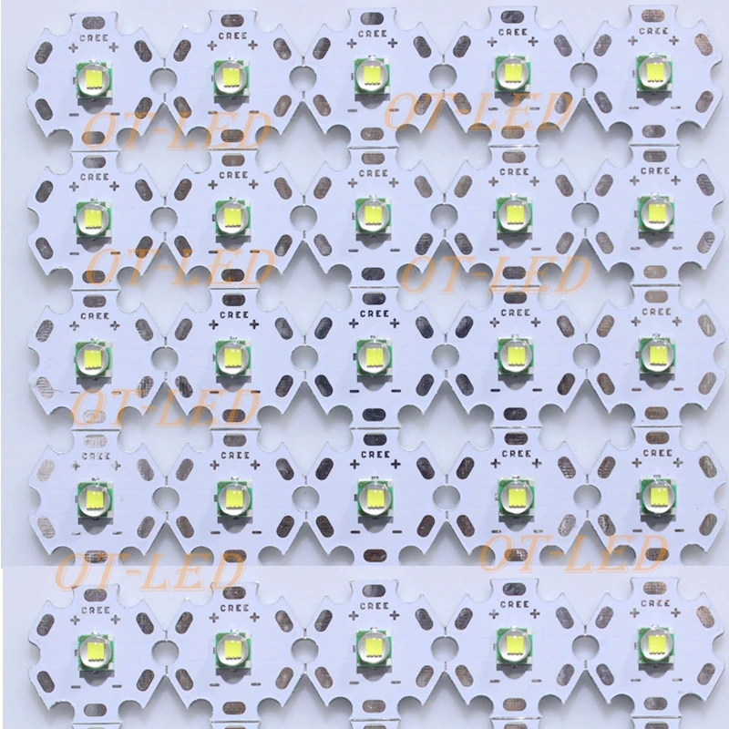 1 шт. CREE XML XM L T6 LED U2 10 Вт Холодный белый Теплый синий красный зеленый УФ