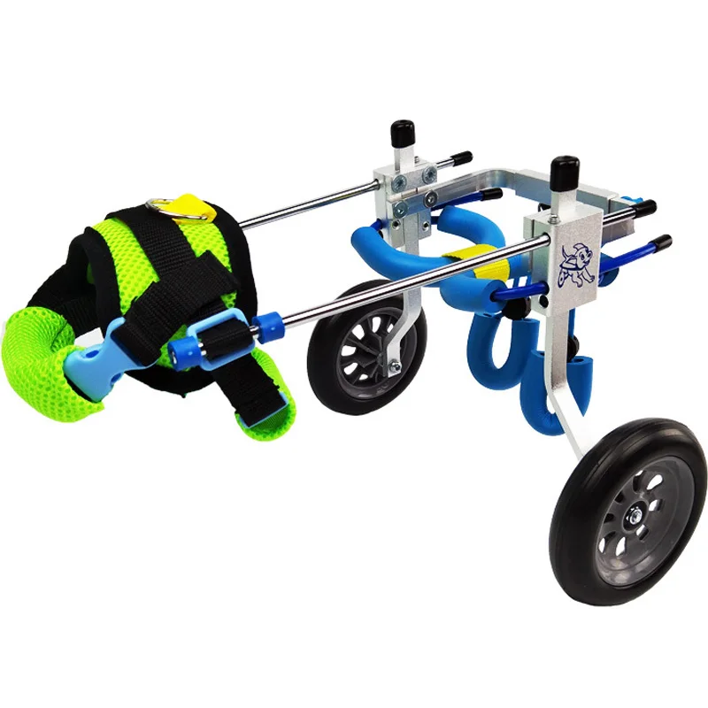 Adjusted Paralyzed Pet font b Wheelchair b font Aluminum Stainless Steel dog Scooter Professional Training font