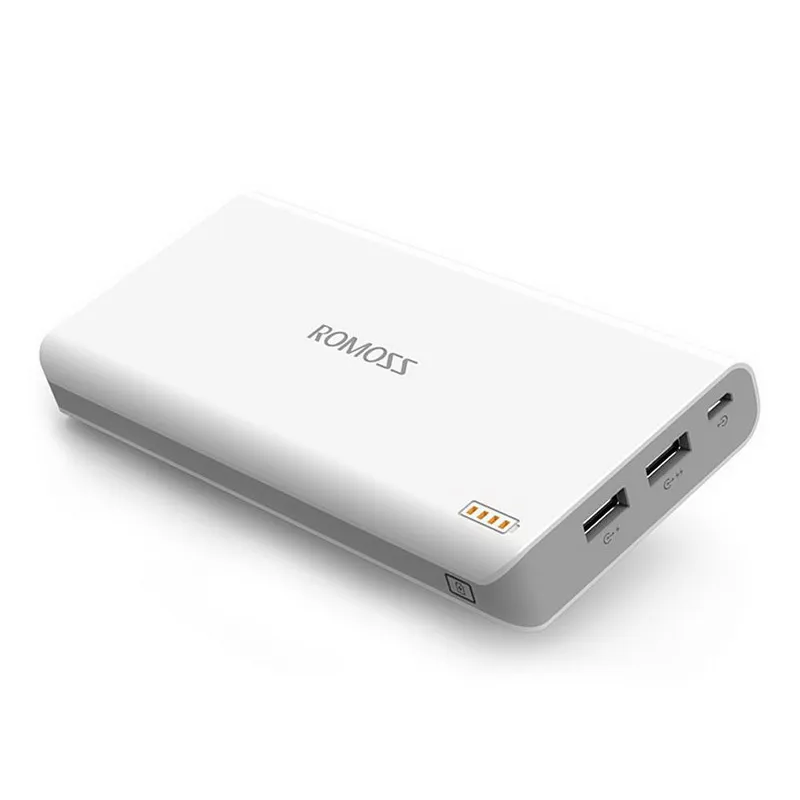 Original ROMOSS Sense 6 Dual USB 20000mAh 18650 Power Bank 201834 1
