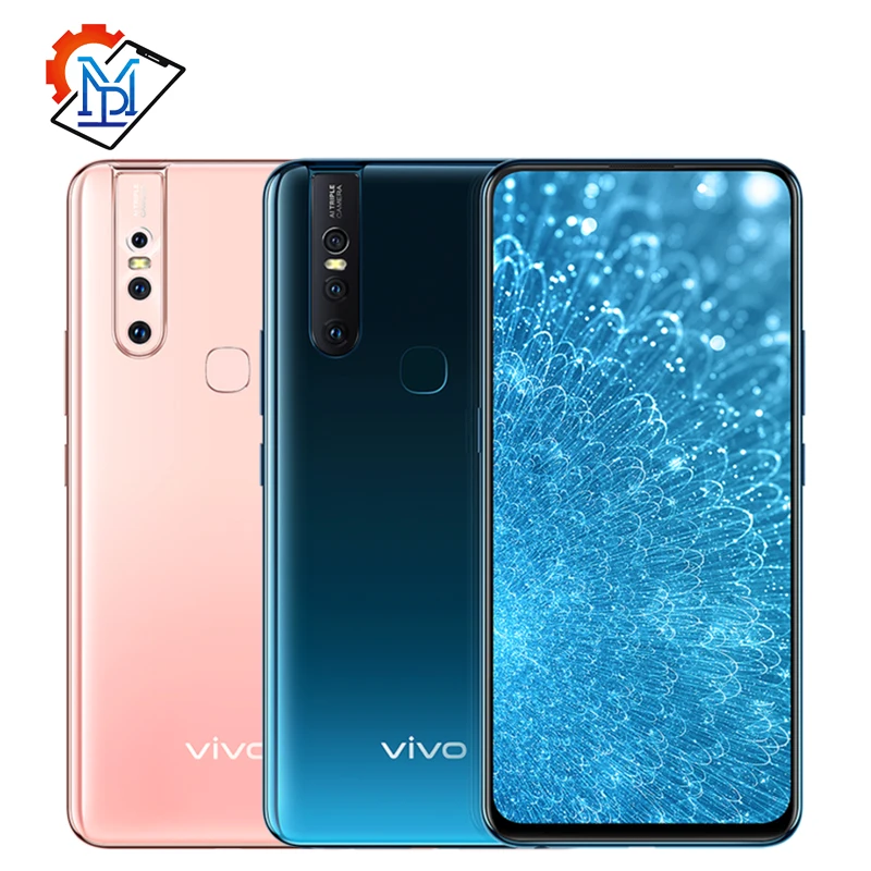 Оригинальный Vivo S1 мобильного телефона 6,53 дюйма Экран 6 ГБ Оперативная память 128 GB Встроенная память Helio P70 Octa Core Android 8,1 три камеры 3940 mAh