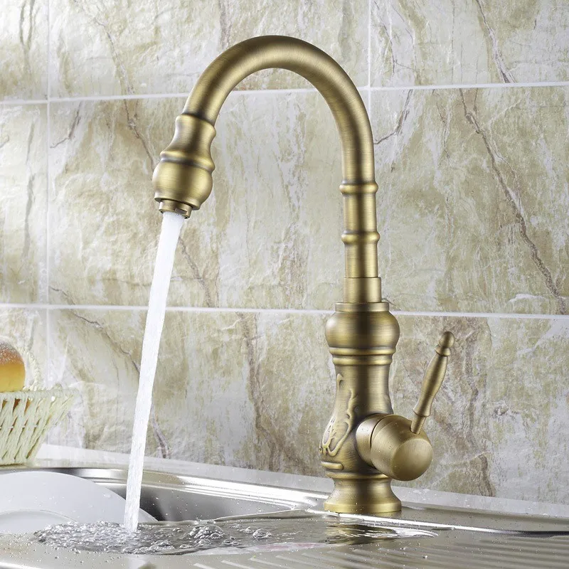  Free Shipping becola high quality kitchen faucet antique bronze sink tap kitchen mixer brass pool f - 32643655029