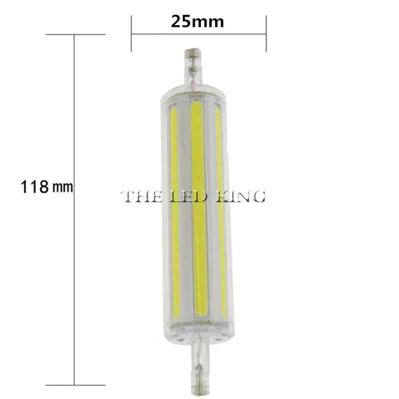 Поддержка диммер СВЕТОДИОДНЫЙ R7S светильник 118 мм 50 Вт COB R7S лампа J118 светодиодный Кукуруза лампы трубки заменить галогенные лампы AC 85-265V 110V 220V затемнения