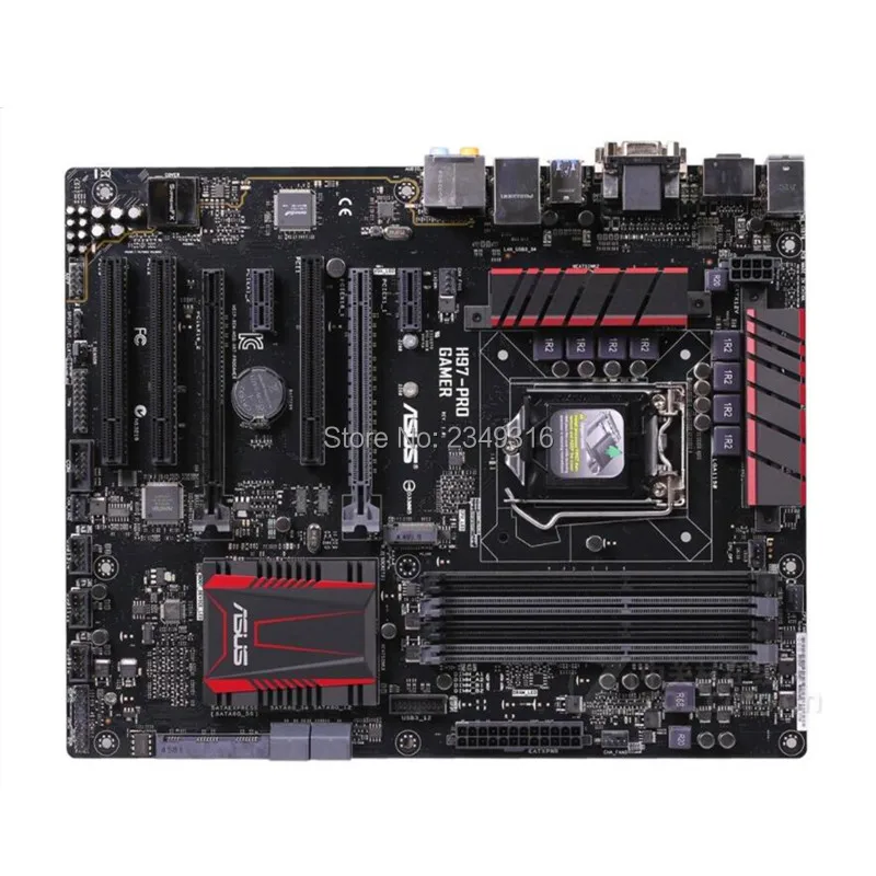 

For ASUS H97-PRO GAMER original motherboard Socket LGA 1150 DDR3 H97 SATA3 USB3.0 Desktop Motherboard