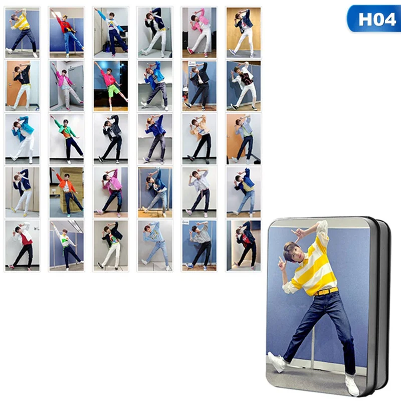30 шт./компл. TXT TOGETHER Team Album Photo Card самодельный LOMO Card Photocard - Цвет: H04