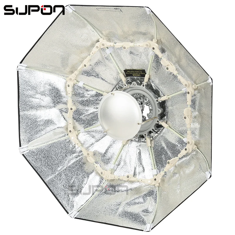SUPON 70 см фотостудия Складная тарелка Speedlite octbox зонтик софтбокс внутренний Серебряный/рассеиватель