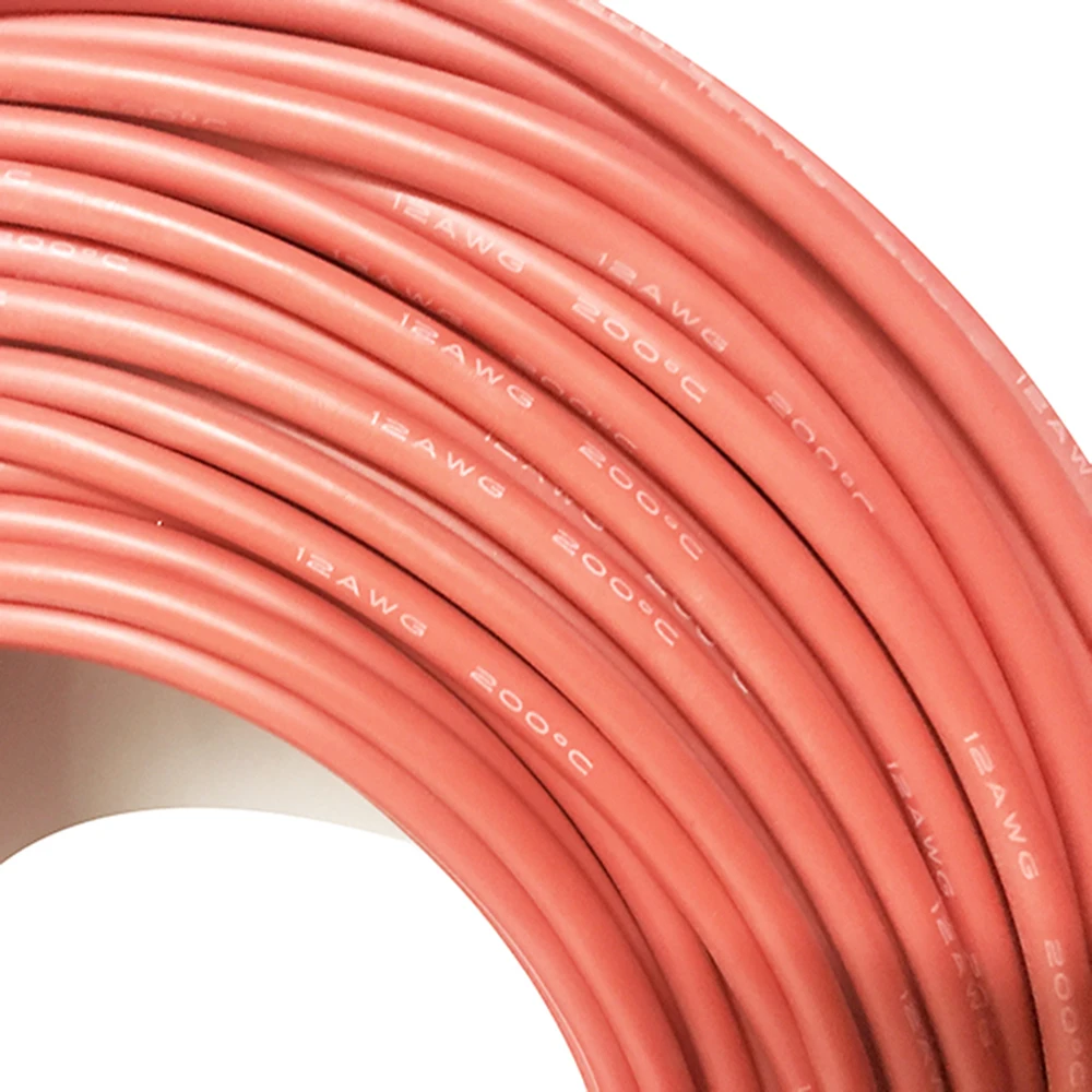 Силиконовая линия 2AWG 4 6 8 10 12 14 16 22AWG 24AWG 26AWG 30AWG батареи термостойкая Мягкая