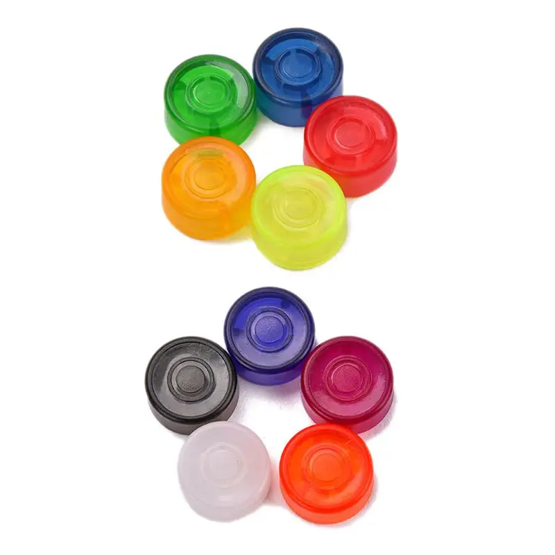 

5 Pcs Colorful Cap Of Effect Foot Switch Electric Guitar Effect Pedal Foot Nail Accessories Amplifiers Foot Switch Topper Knob