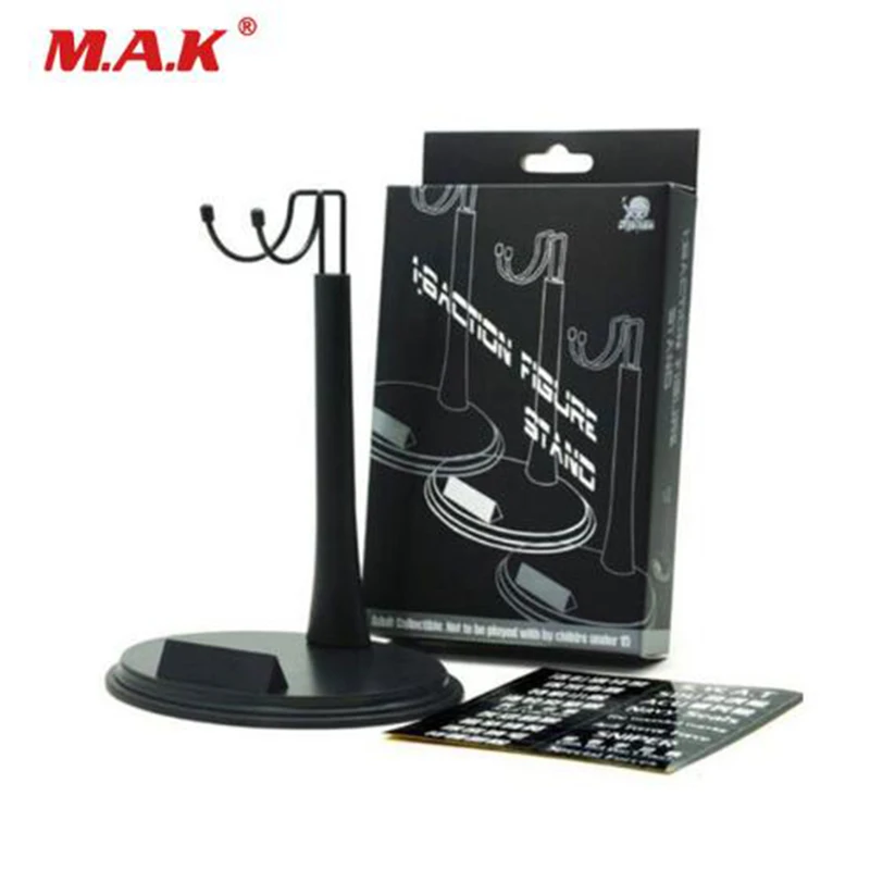 

1/6 Scale Black U-shape Adjustable Plastic Display Stand with Nameplate Steady Frame Model Stand Action Figure Accessories