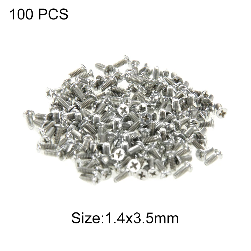 

100 PCS Repair Tools Screws / Bolts for Samsung Mobile Phones, Size: 1.4x3.0mm; 1.4x3.5mm