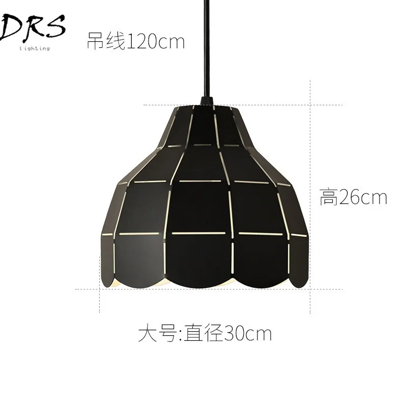 

Creative Nordic Black Small Chandelier Lighting Makaron Simple Hanging Lamp Lustre Led Modern Cafe Decor Home Led Pendant Lamp