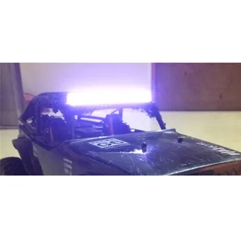 

12 LED White Super Bright Light Bar for Axial Wraith 1/10 RC Rock 90018 90020 90045 Crawler Car 130mm Metal Lamp Bar with Switch