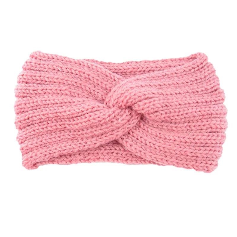 pearl hair clip New Knitted Knot Cross Headband for Women Autumn Winter Girls Hair Accessories Headwear Elastic Hair Band Hair Accessories hair bows for women Hair Accessories