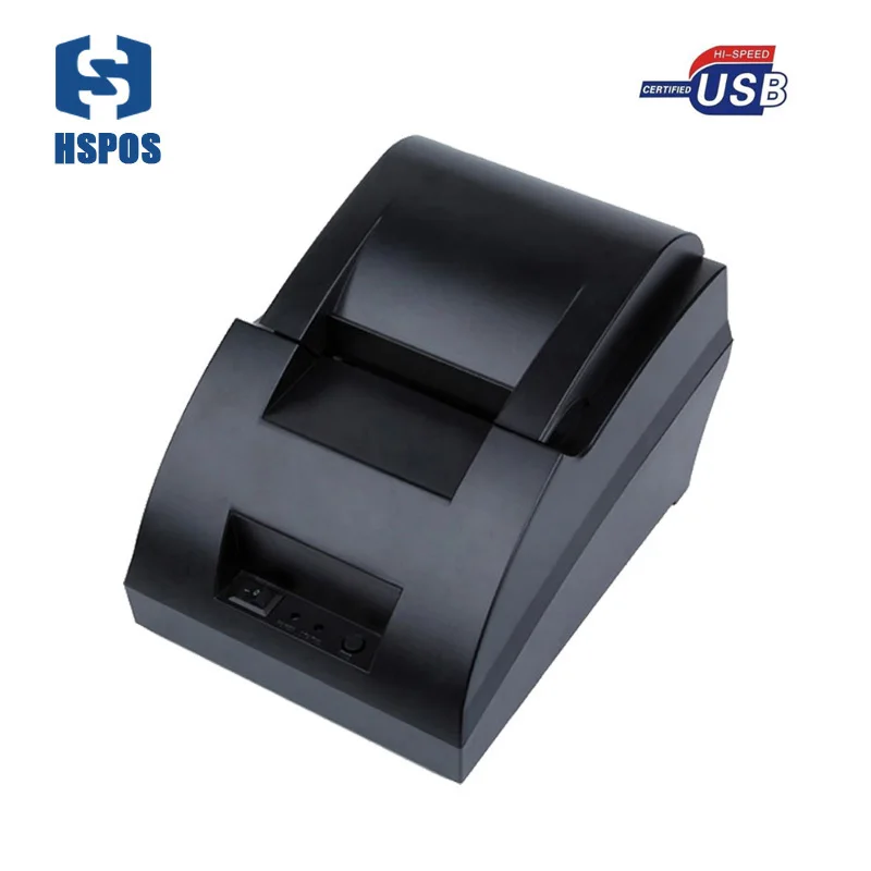 

POS 58mm thermal receipt printer 589CU has usb port support all window system with English driver and manual