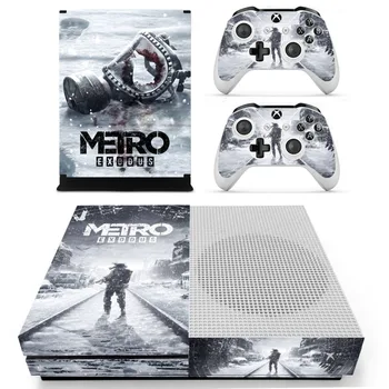 

Metro Exodus Skin Sticker For Xbox One S Stickers vinilo pegatina For Xbox one Slim Console and Two Controller Skins