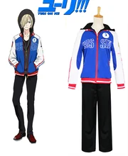 Anime YURI! el ice cosplay trajes de victor cosplay hoodies coat + sudaderas con capucha + pantalones trajes adultos para mujeres/hombres