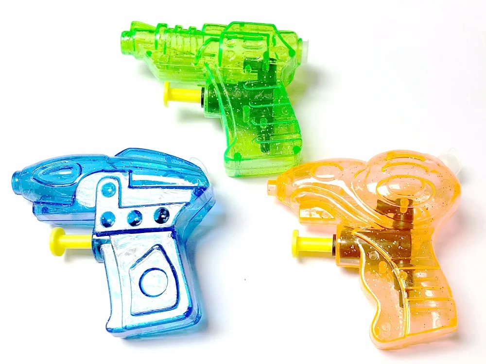 50pc 75mm 3 Design Water Gun E194 Toys Wedding Favours School Prize