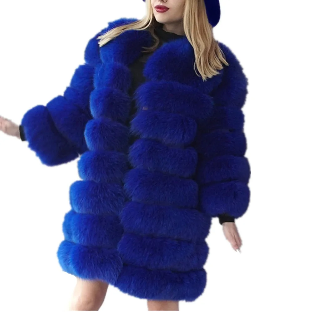 

Lisa Colly New Womens Fluffy Faux Fur Long Coats Jackets White Black Fake Fur Coats Overcoat Women Winter Warm Coat Outerwear