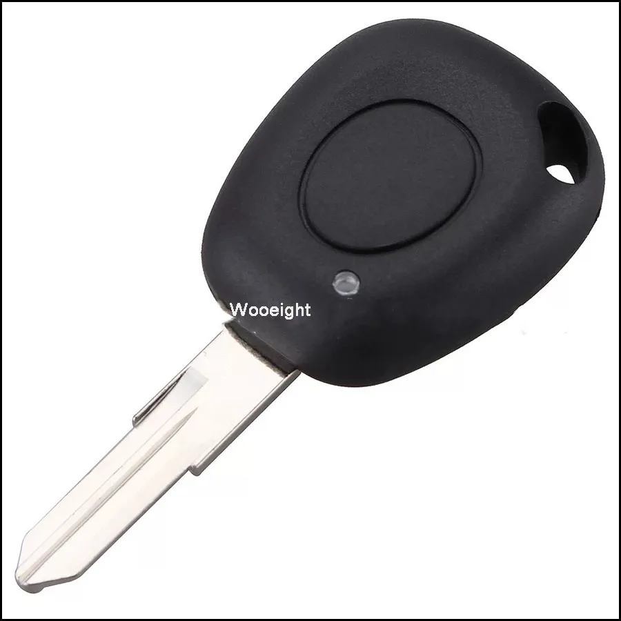 New 1 Button Remote Key Fob Uncut Blade Remote Car Key Shell For  Renault Megan Clio Scenic NO Chip Keyless Entry Fob Case (4)