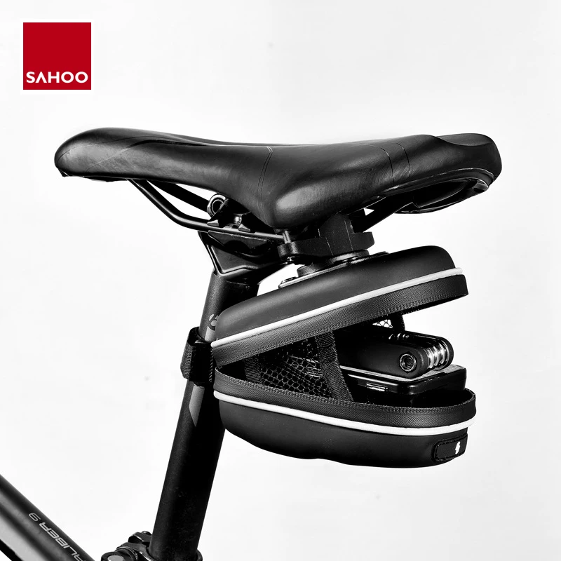 Sahoo 13875-SA Mountain Road Cycling Bike Bicycle Back Rear Tail Seat Saddle Bag Pouch Pannier Sack Wedge Pack EVA | Спорт и