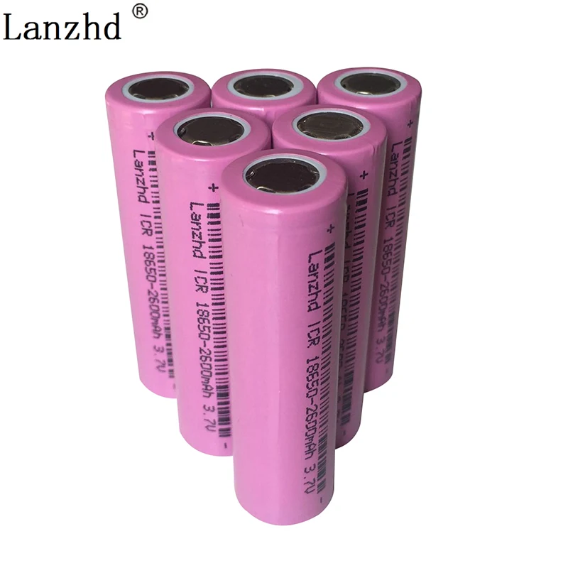 1 8 шт. литий ионный аккумулятор 18650 3 7 в 2600 мАч|li-ion battery|18650 batteryrechargeable battery |