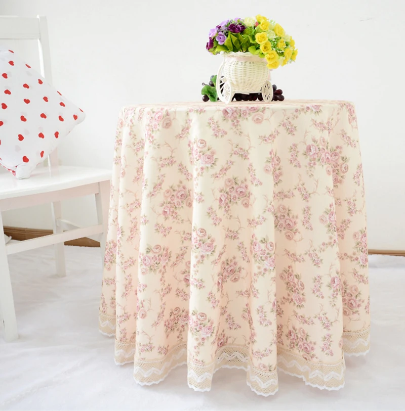 2016 Hot Sale Home Round Tablecloth Romantic Sweet Flowers Print Wedding Table Cloth Desk Covering Side Tables Cover Nappe Zc023 Cloth Tote Cloth Potty Training Pantscloth Necklace Aliexpress