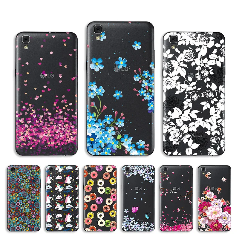 

Transparent Cute Case For LG K8 2017 Case X Power 3 K4 K10 2017 EU Version X400 LV3 Hollow Painted Silicone Soft TPU Back Cover