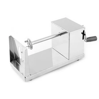 

Household Manual Stainless Steel Rotate Potato Slicer Twisted Potato Slicer French Fry Vegetable Cutter Drop Shipping